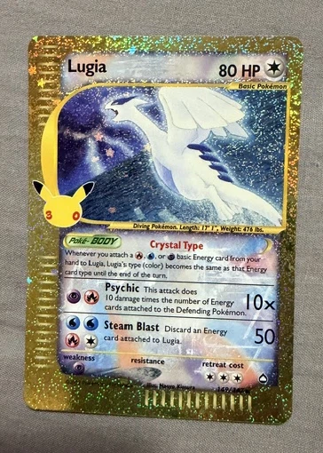 Lugia 149 30th Classic Collection front card photo in GradeValue pregrading report