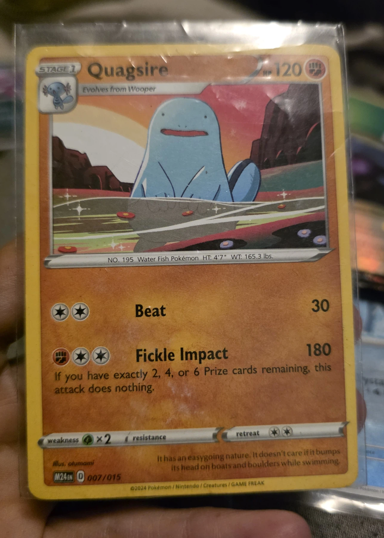 Quagsire 084/185 Vivid Voltage front card photo in GradeValue pregrading report