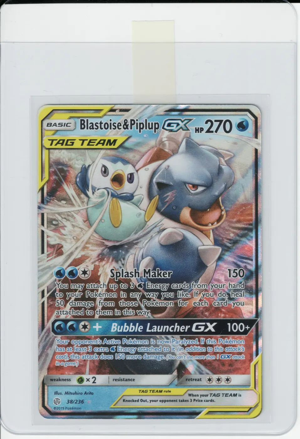 Skeledirge 038 Battle Academy 2024 front card photo in GradeValue pregrading report