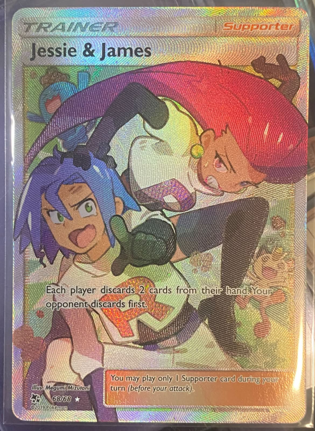 Jessie & James 068/68 Hidden Fates front card photo in GradeValue pregrading report