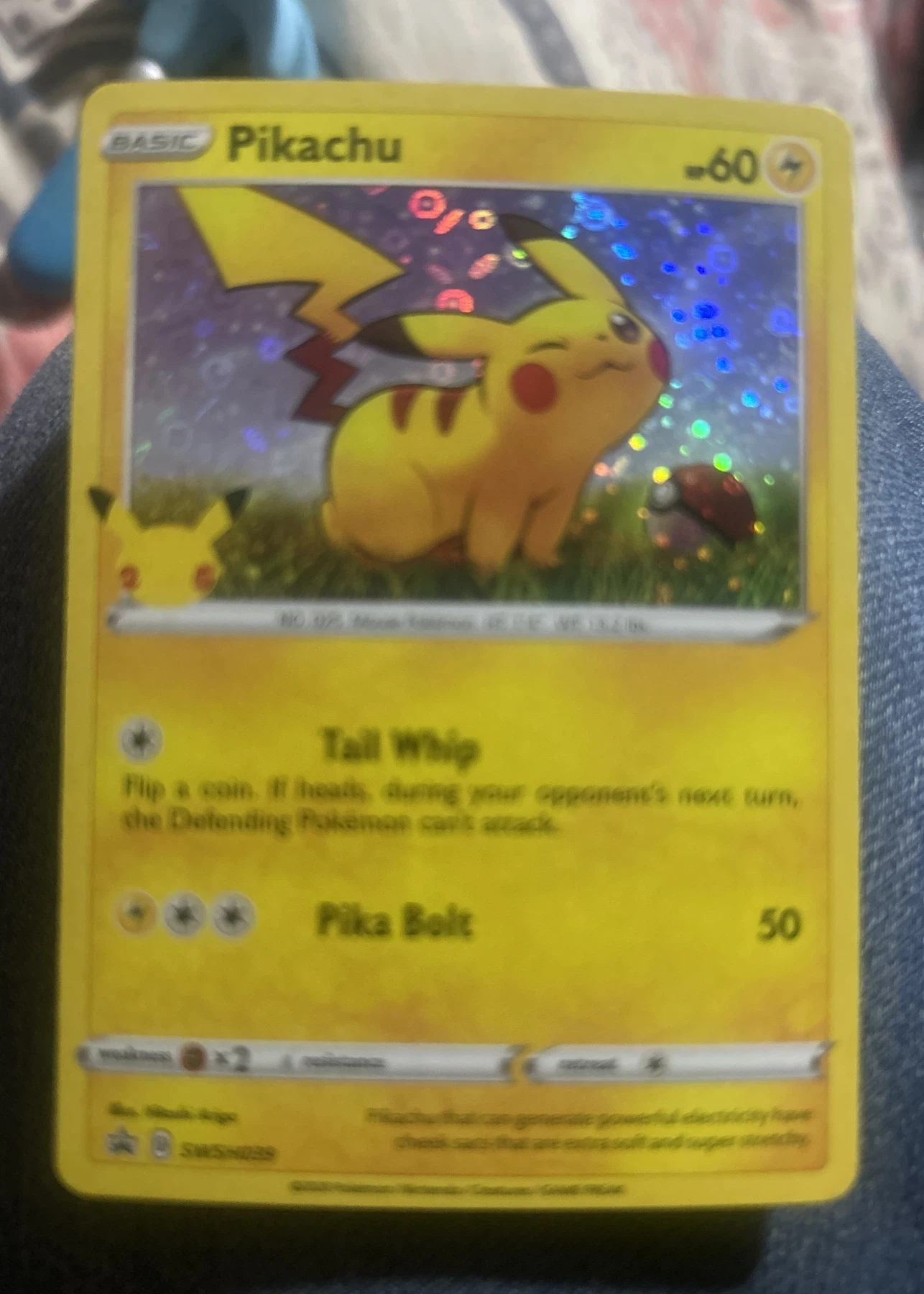Pikachu SWSH039/307 SWSH Black Star Promos front card photo in GradeValue pregrading report