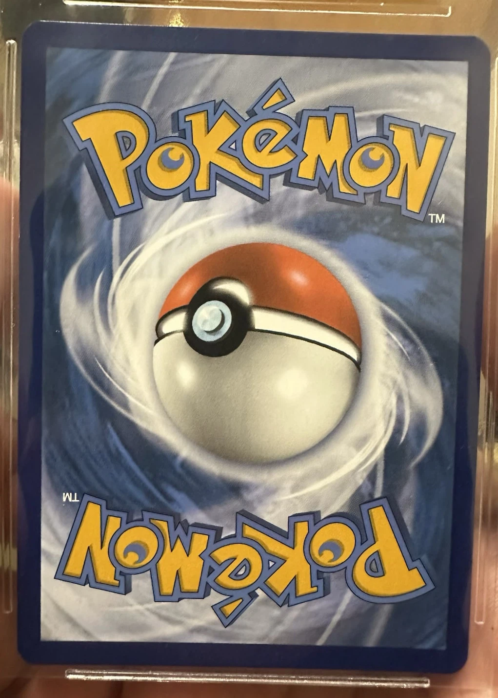 Mew ex 232/91 Paldean Fates back card photo in GradeValue pregrading report