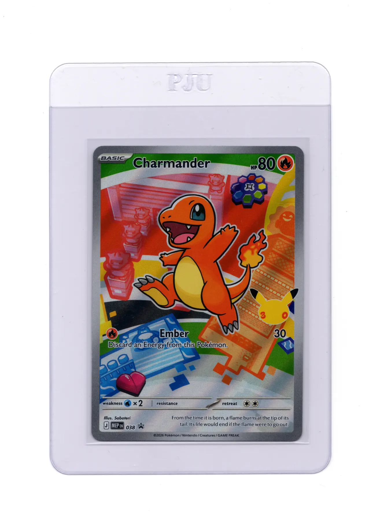 Charmander 046 First Partner Pack front card photo in GradeValue pregrading report