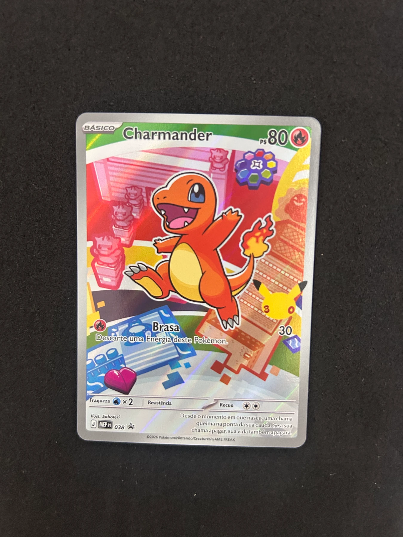 Charmander 038 MEP Black Star Promos front card photo in GradeValue pregrading report