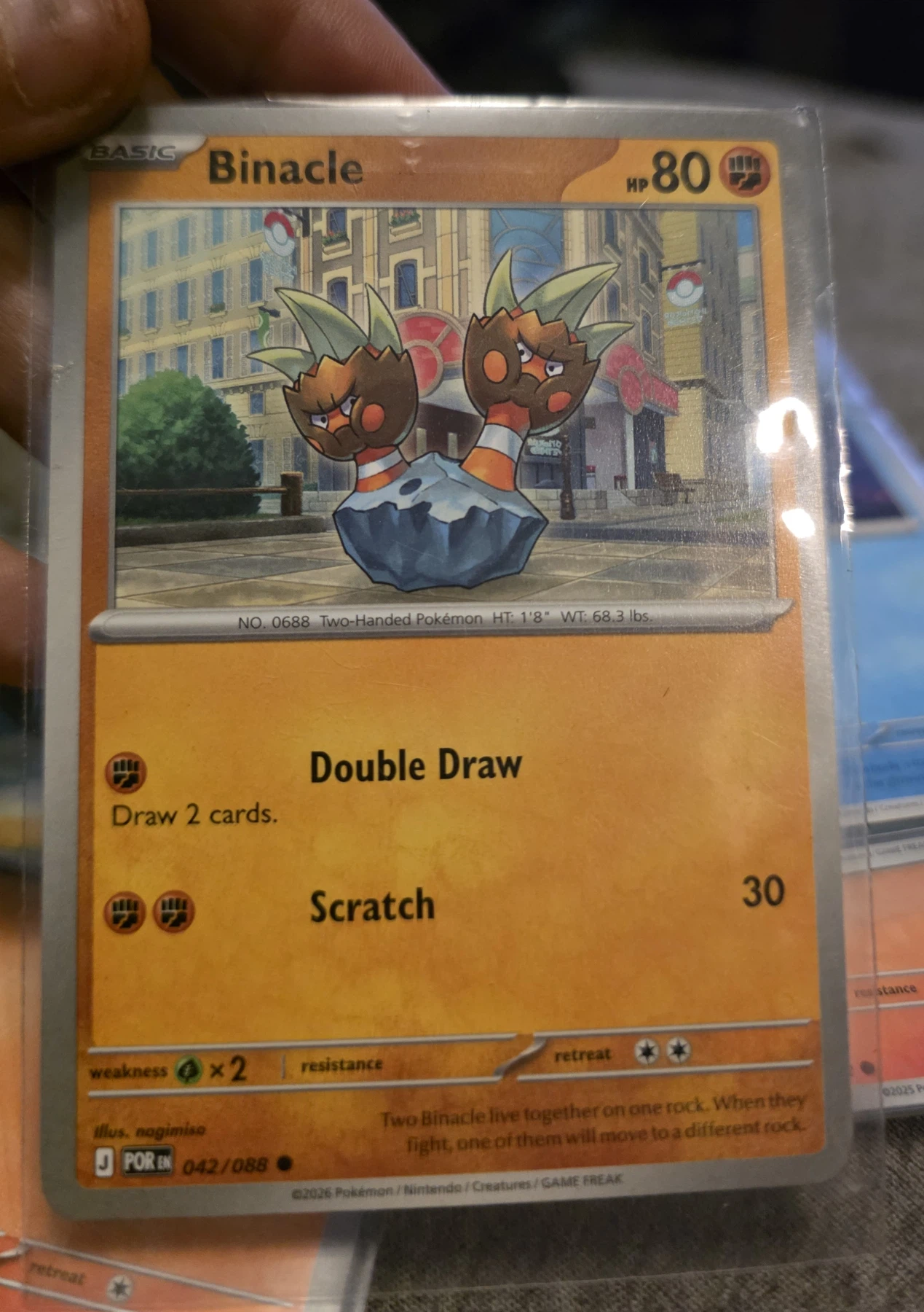 Binacle 042/88 Perfect Order front card photo in GradeValue pregrading report