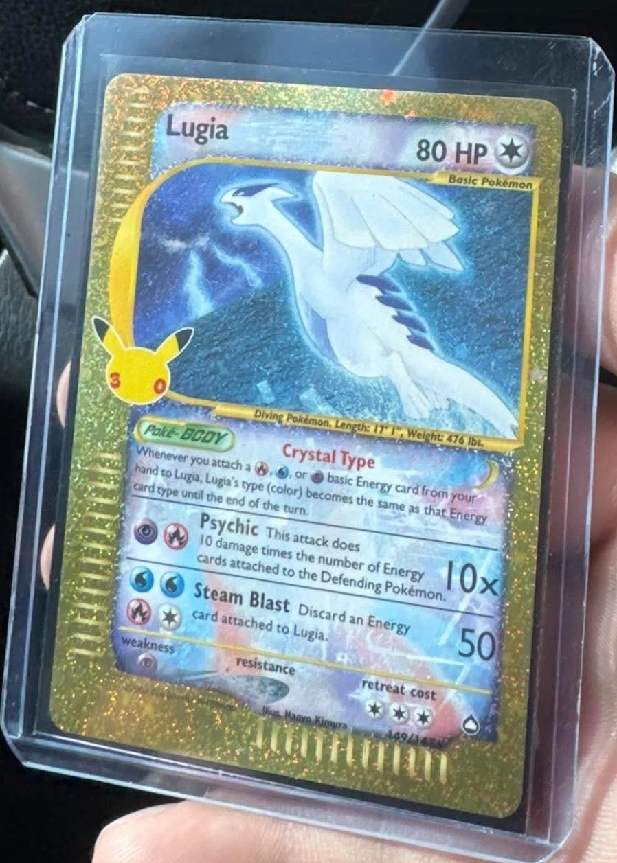 Lugia 149 30th Classic Collection front card photo in GradeValue pregrading report