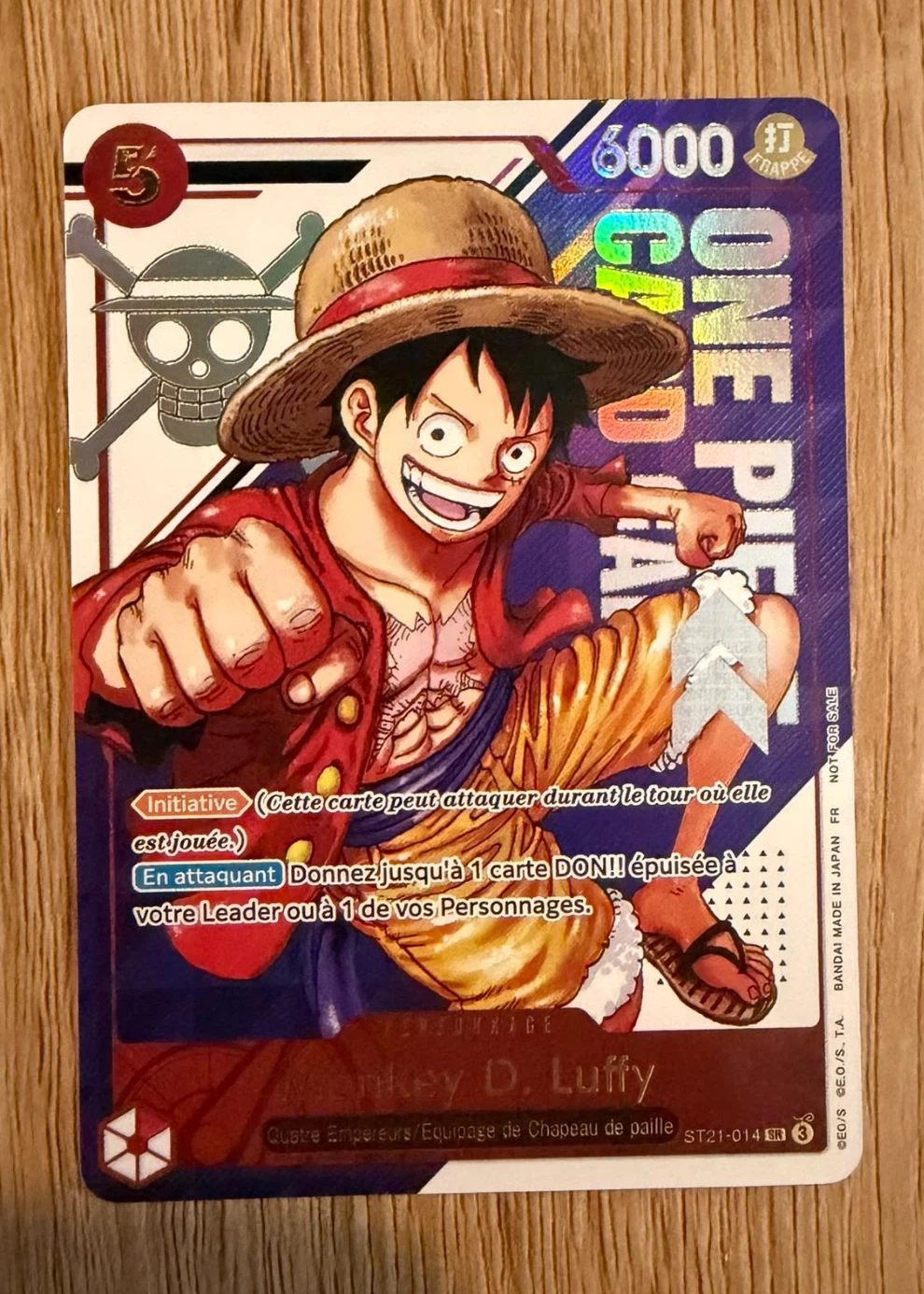 Monkey.D.Luffy ST21-014 One Piece Promotion Cards front card photo in GradeValue pregrading report