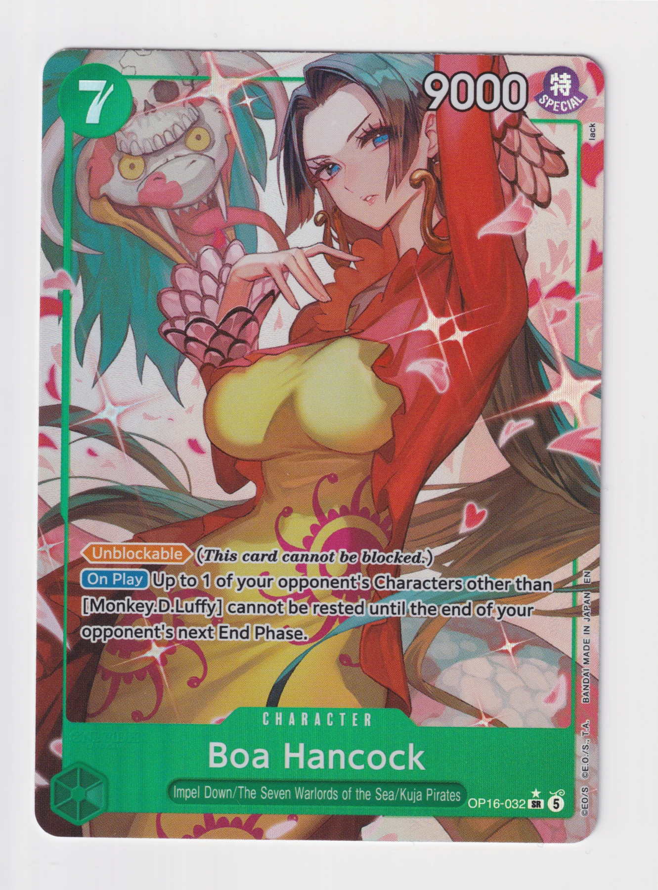Boa Hancock OP16-032 The Time of Battle front card photo in GradeValue pregrading report