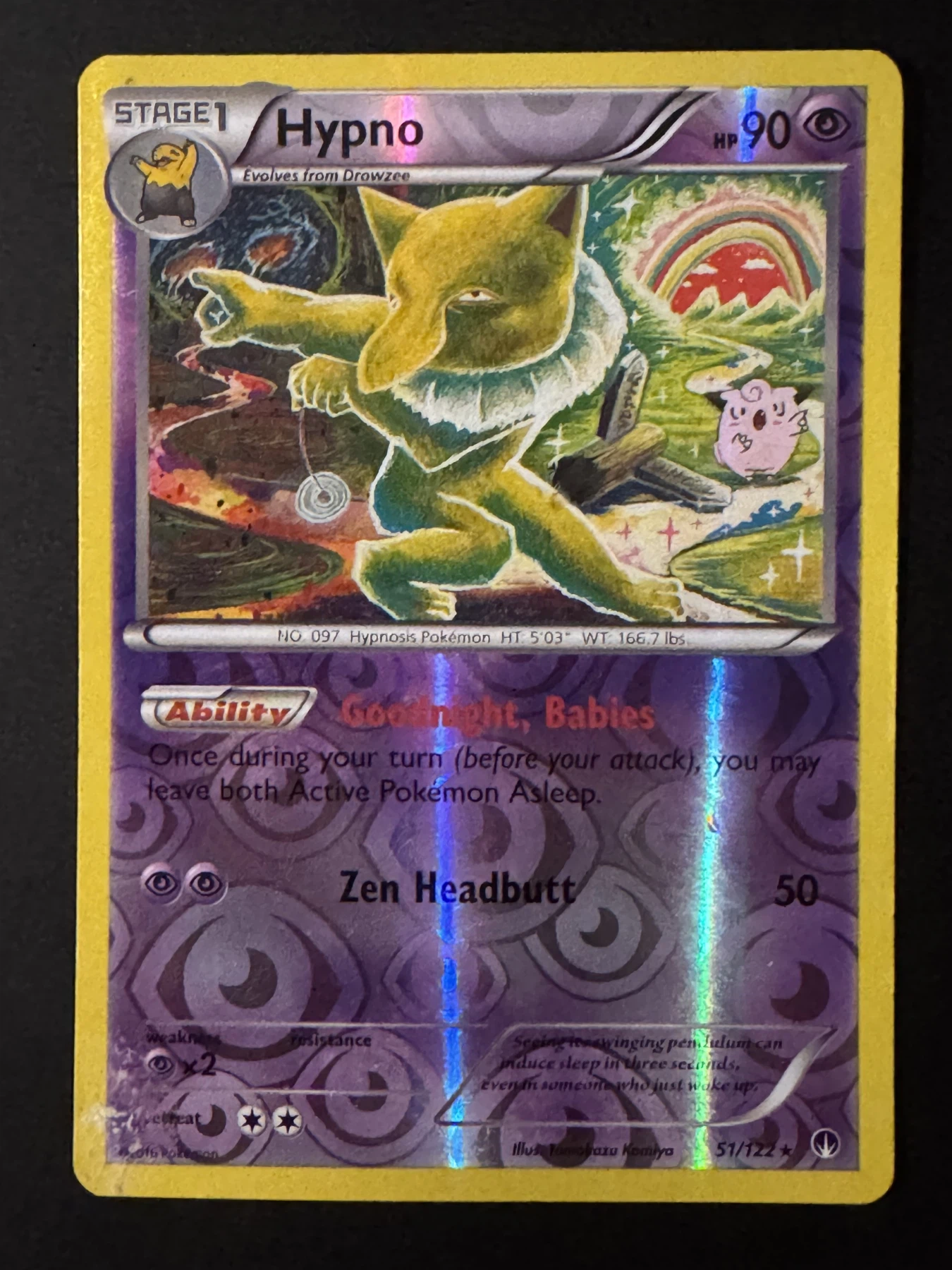 Hypno 051/122 BREAKpoint front card photo in GradeValue pregrading report