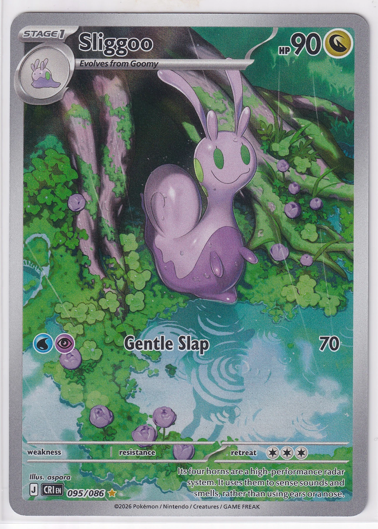 Sliggoo 095/86 Chaos Rising front card photo in GradeValue pregrading report