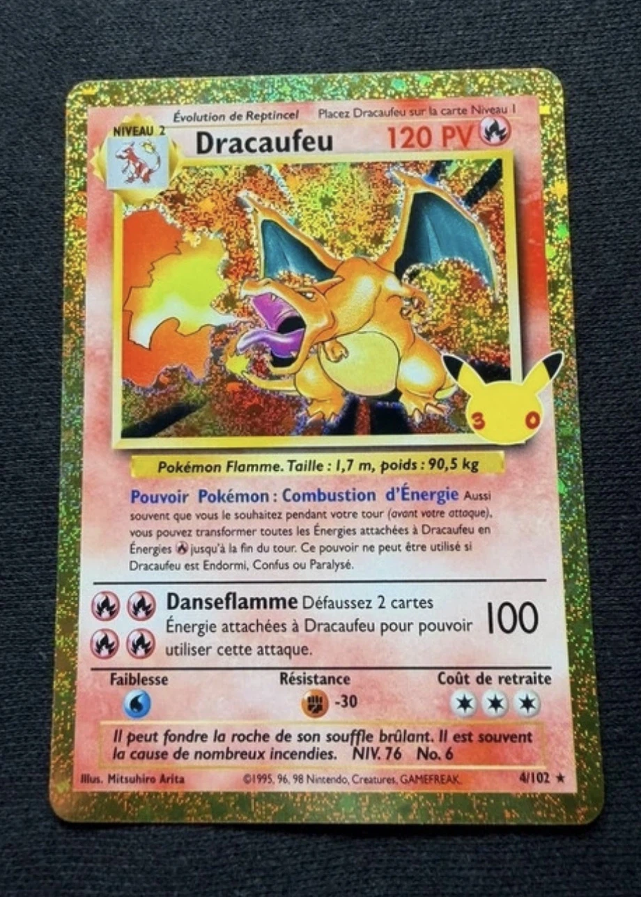 Charizard 004 30th Classic Collection front card photo in GradeValue pregrading report