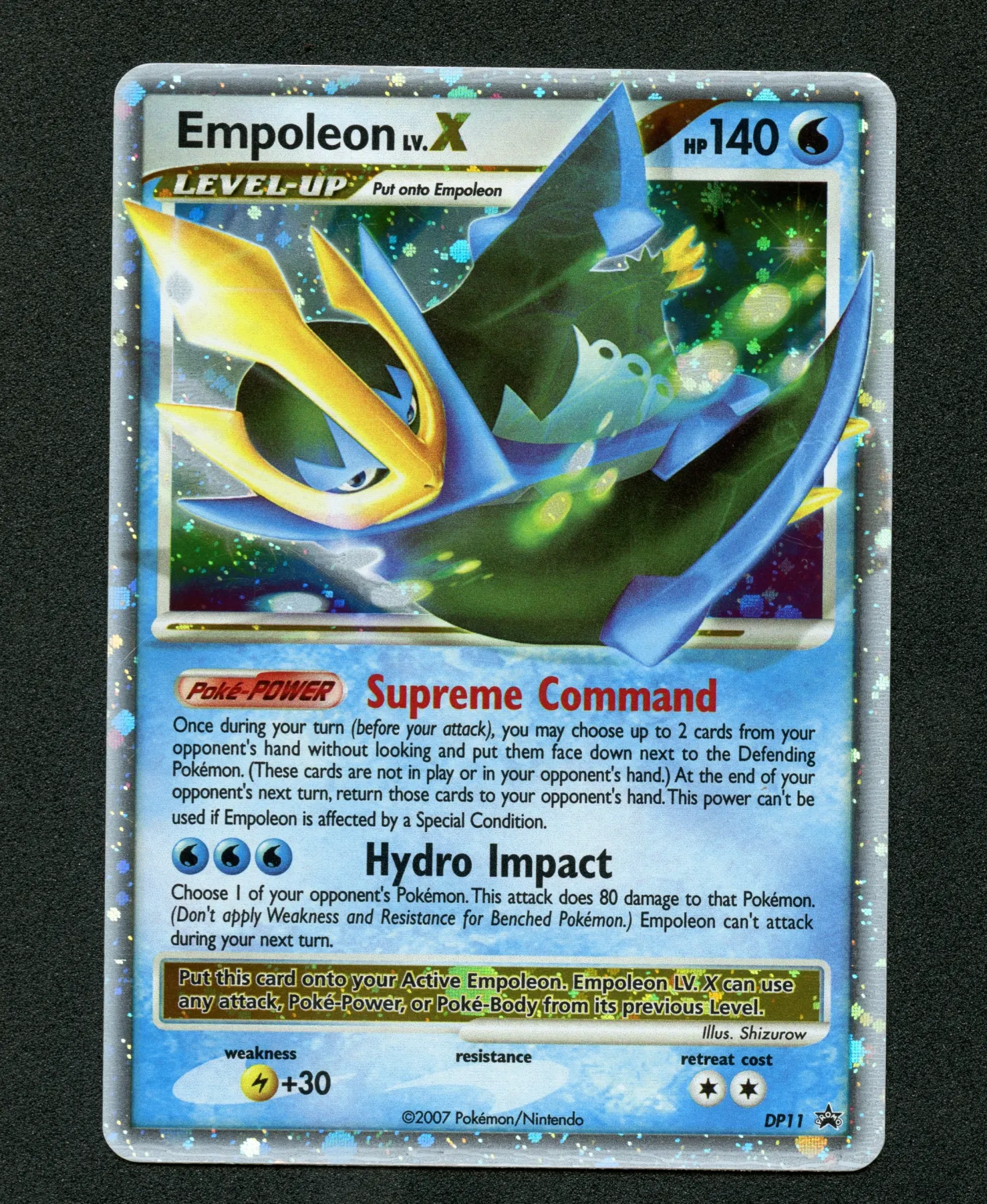 Empoleon DP11/56 DP Black Star Promos front card photo in GradeValue pregrading report