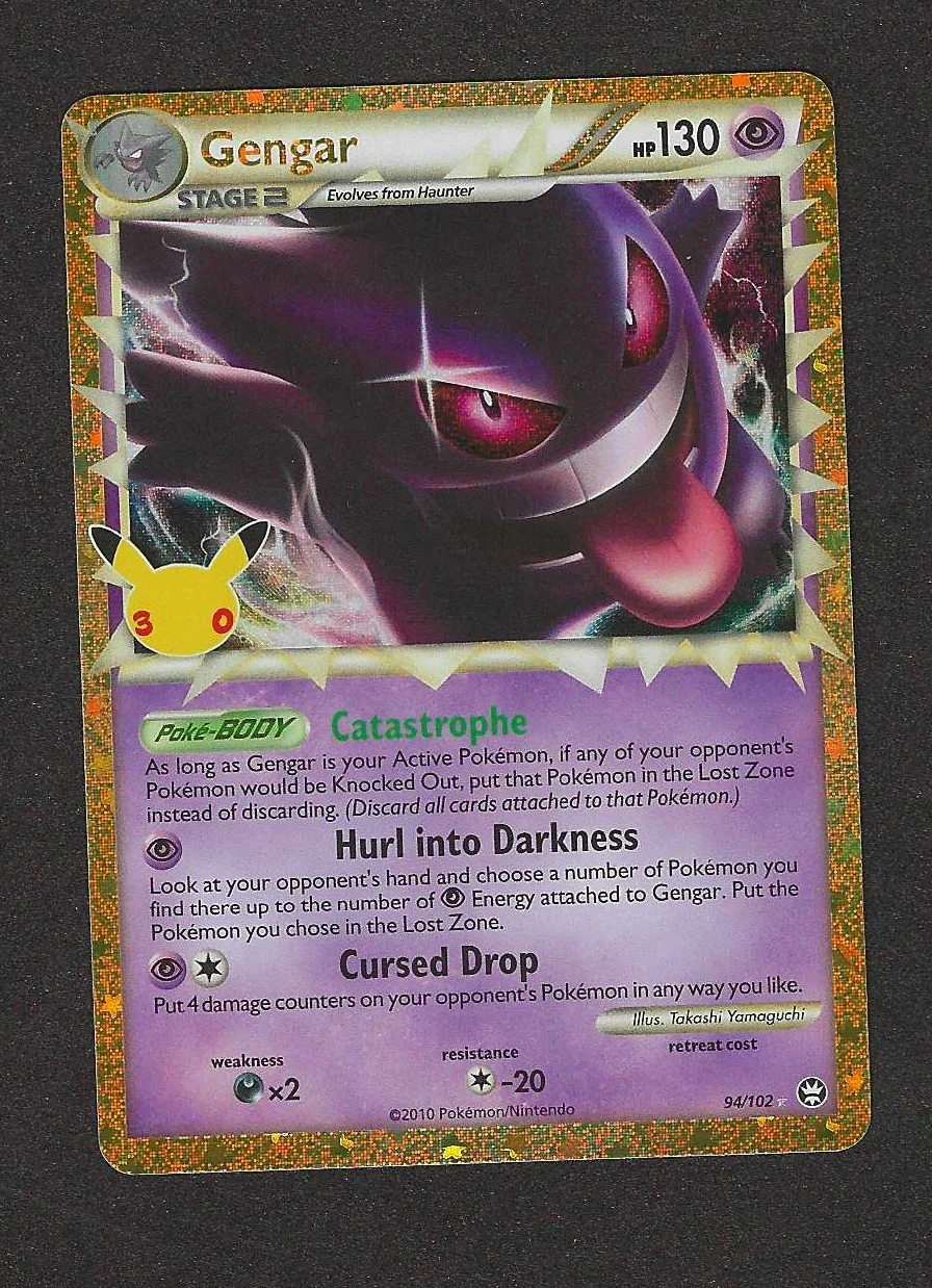 Gengar 094 30th Classic Collection front card photo in GradeValue pregrading report