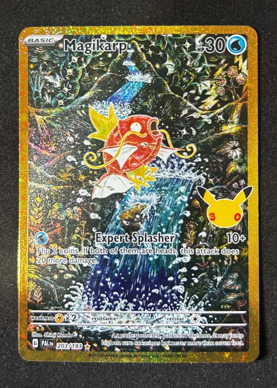 Magikarp 203 30th Classic Collection front card photo in GradeValue pregrading report