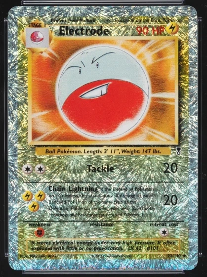 Electrode 022/110 Legendary Collection front card photo in GradeValue pregrading report