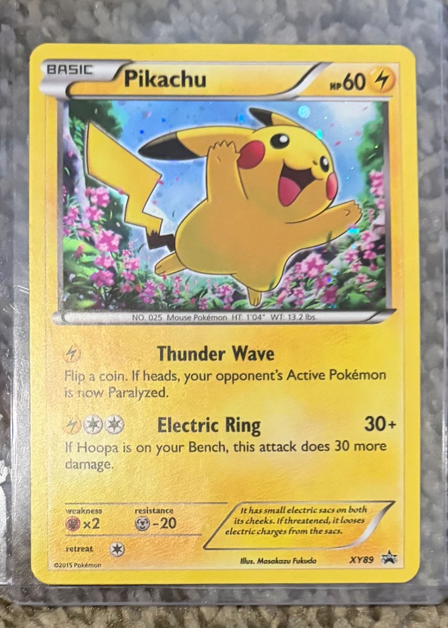 Pikachu XY89/211 XY Black Star Promos front card photo in GradeValue pregrading report