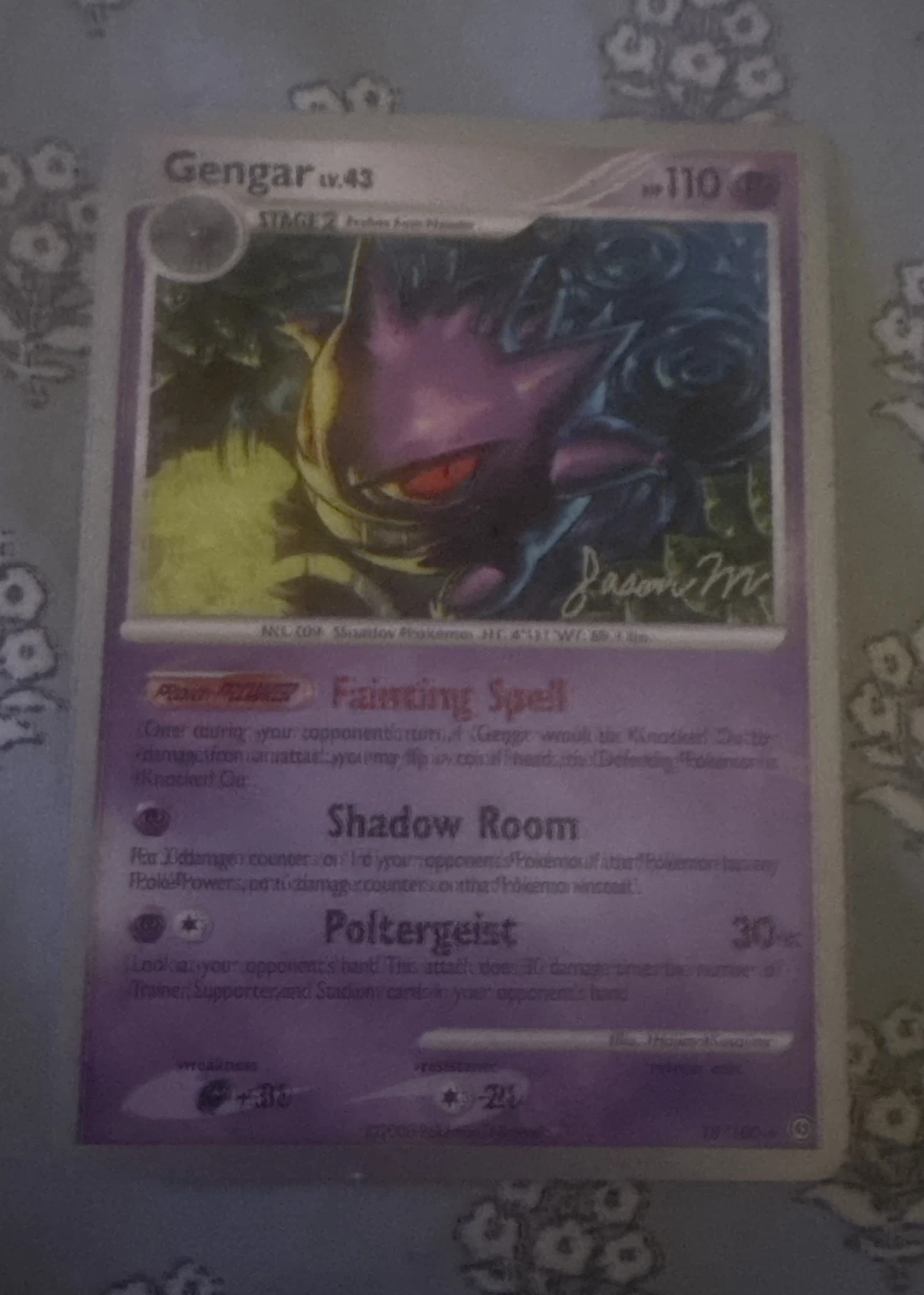 Gengar 018/100 Stormfront front card photo in GradeValue pregrading report