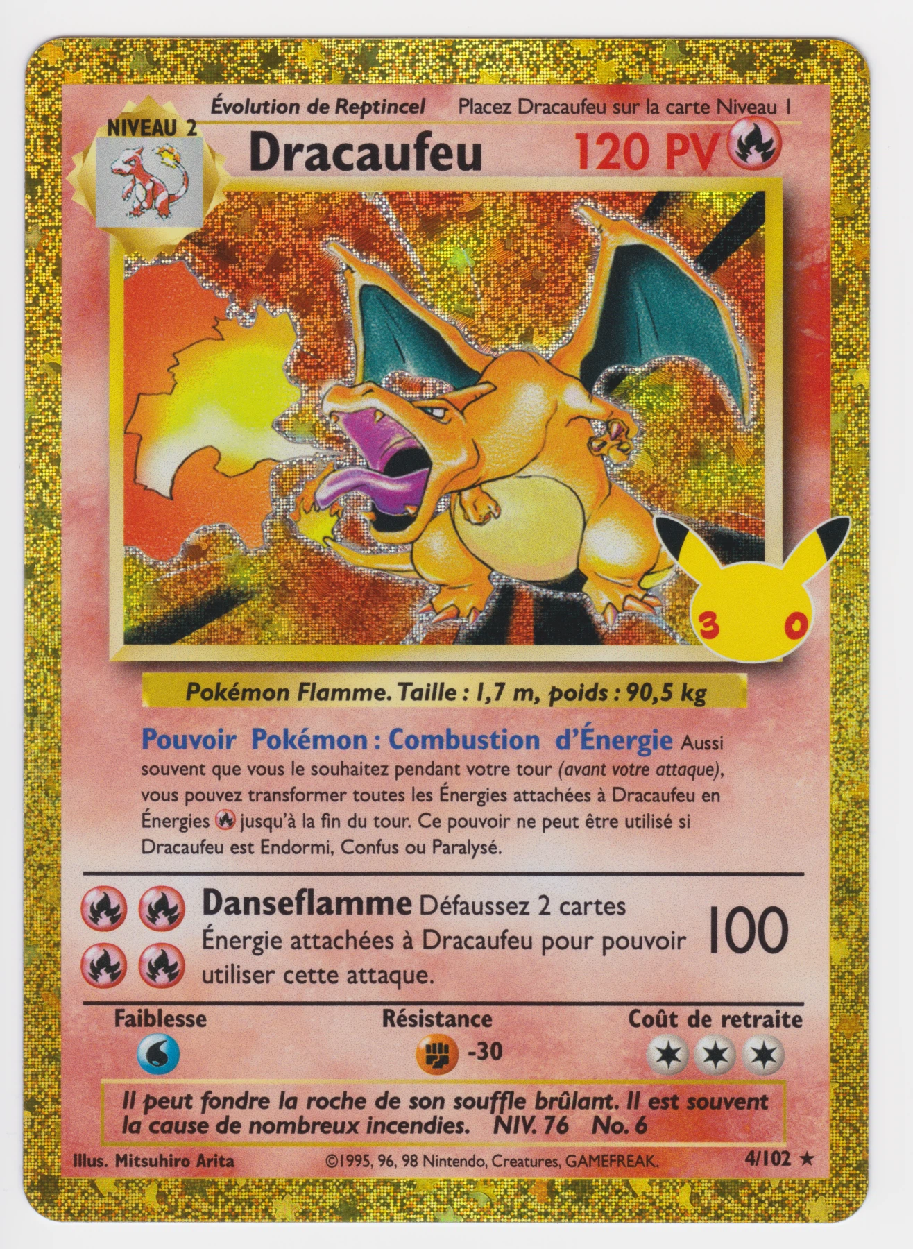 Charizard 004 30th Classic Collection front card photo in GradeValue pregrading report