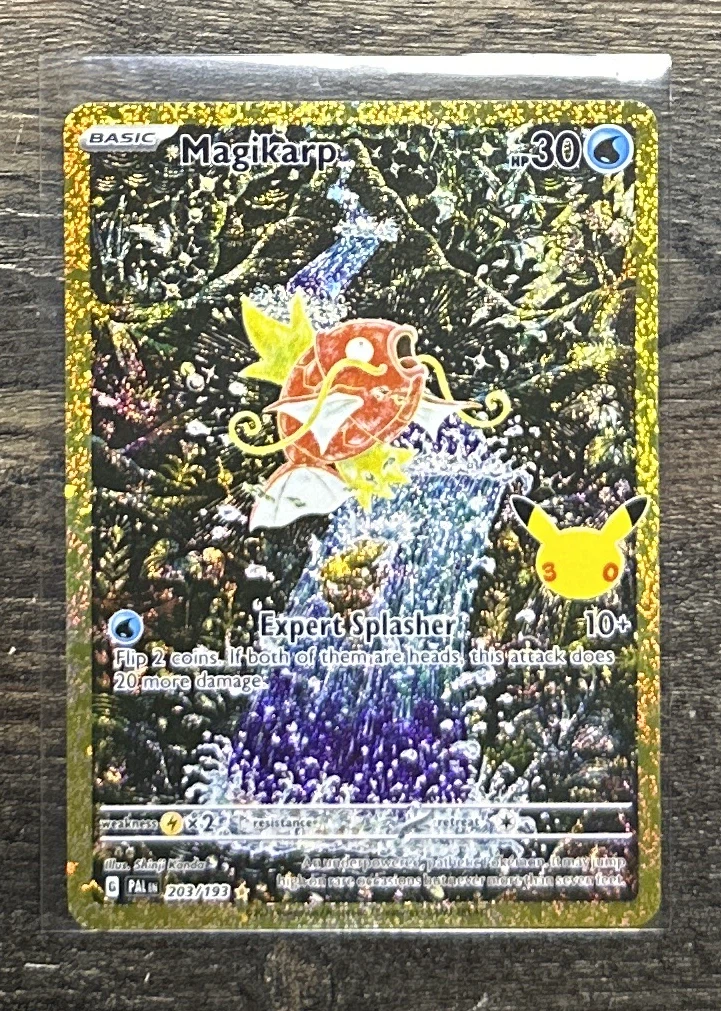 Magikarp 203 30th Classic Collection front card photo in GradeValue pregrading report