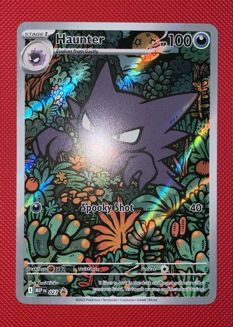 Haunter 027 MEP Black Star Promos front card photo in GradeValue pregrading report
