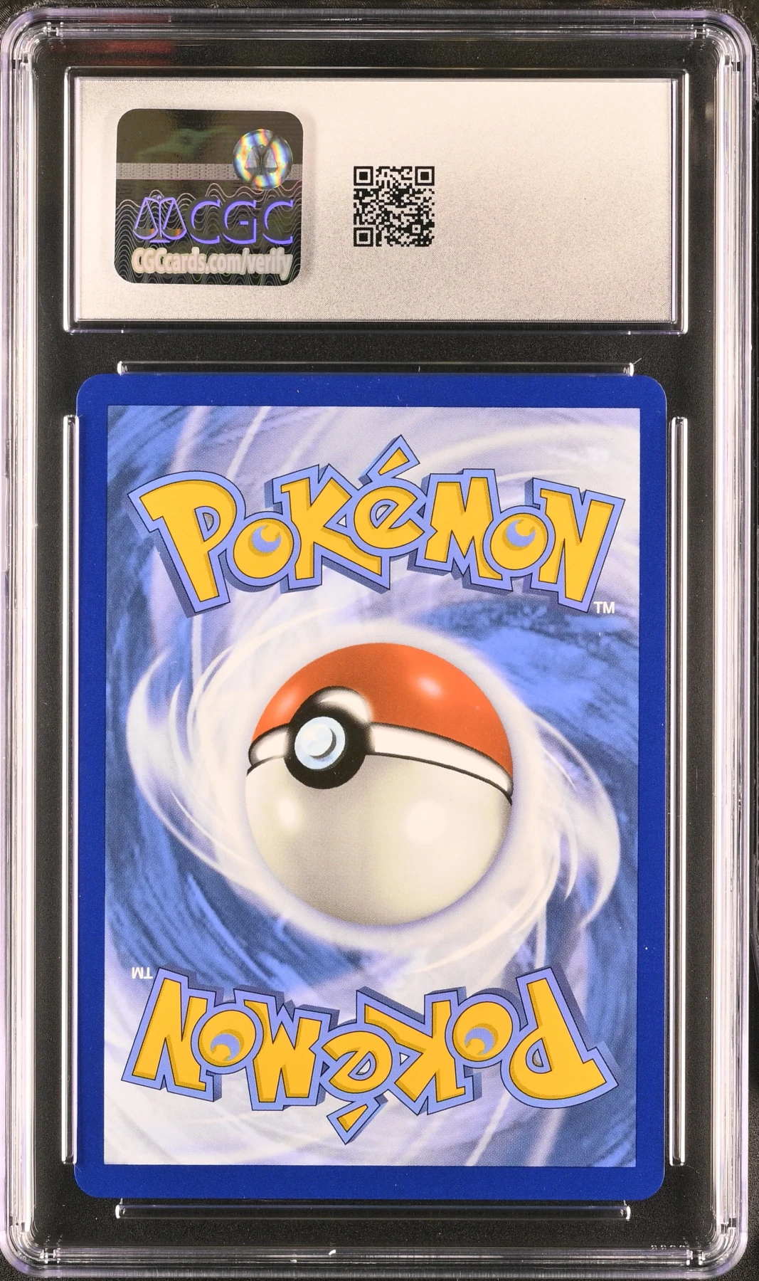 Mew ex 232/91 Paldean Fates back card photo in GradeValue pregrading report