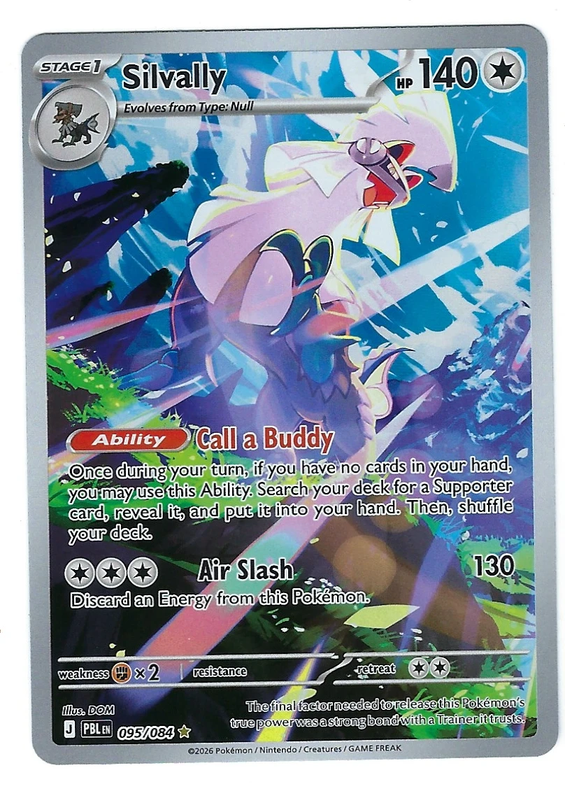 Silvally 095/84 Pitch Black front card photo in GradeValue pregrading report