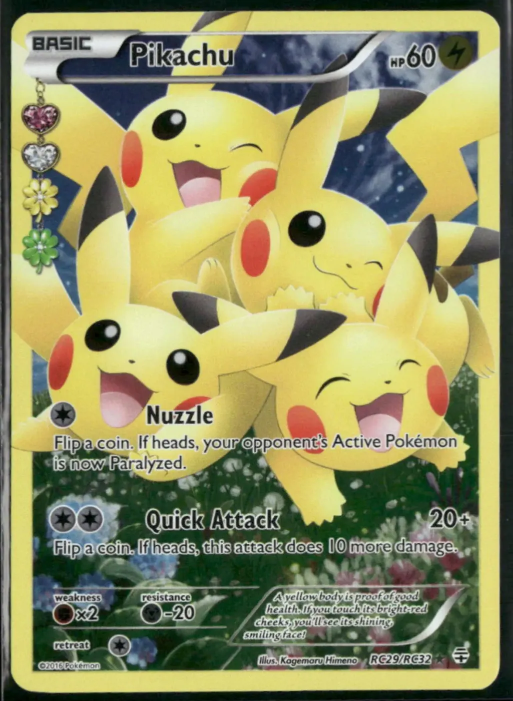 Pikachu RC29/83 Generations front card photo in GradeValue pregrading report