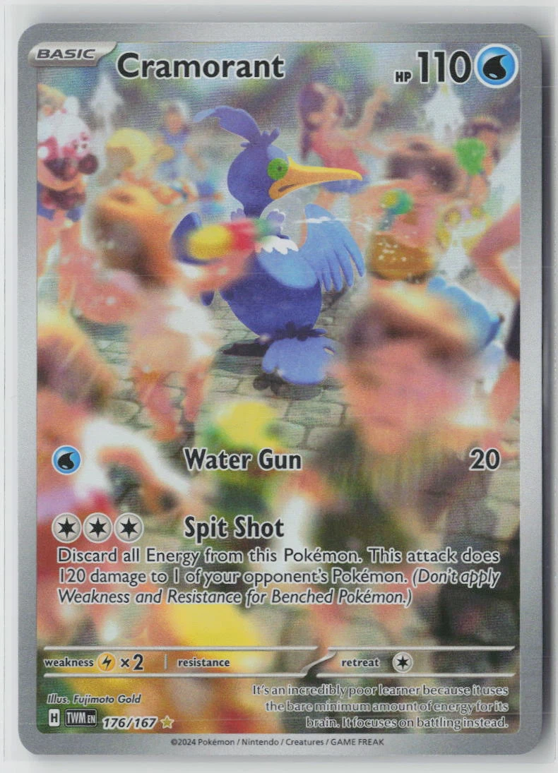 Cramorant 176/167 Twilight Masquerade front card photo in GradeValue pregrading report