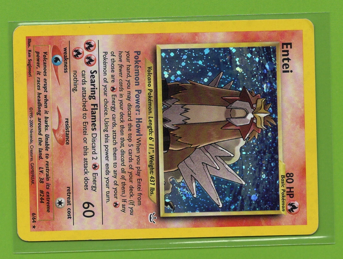 Entei 006/64 Neo Revelation front card photo in GradeValue pregrading report