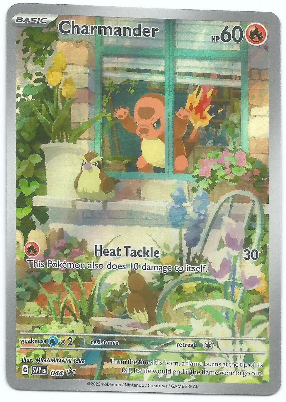 Charmander 044/225 SVP Black Star Promos front card photo in GradeValue pregrading report