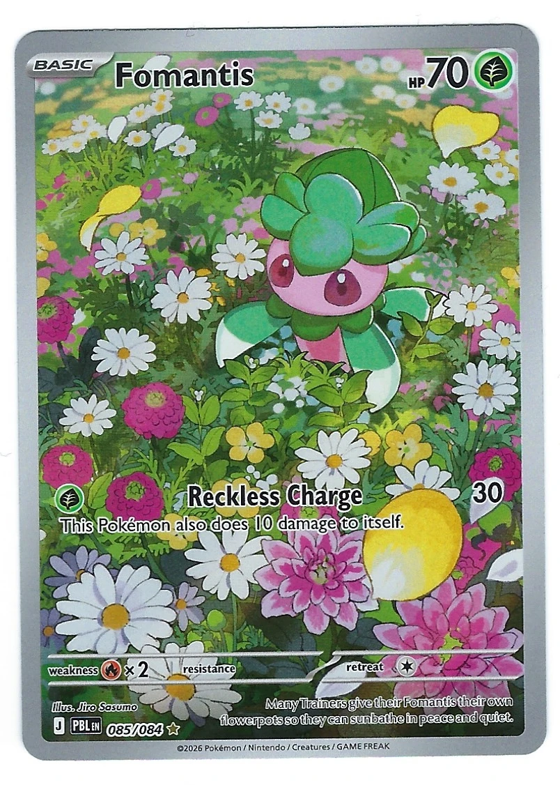 Fomantis 085/84 Pitch Black front card photo in GradeValue pregrading report