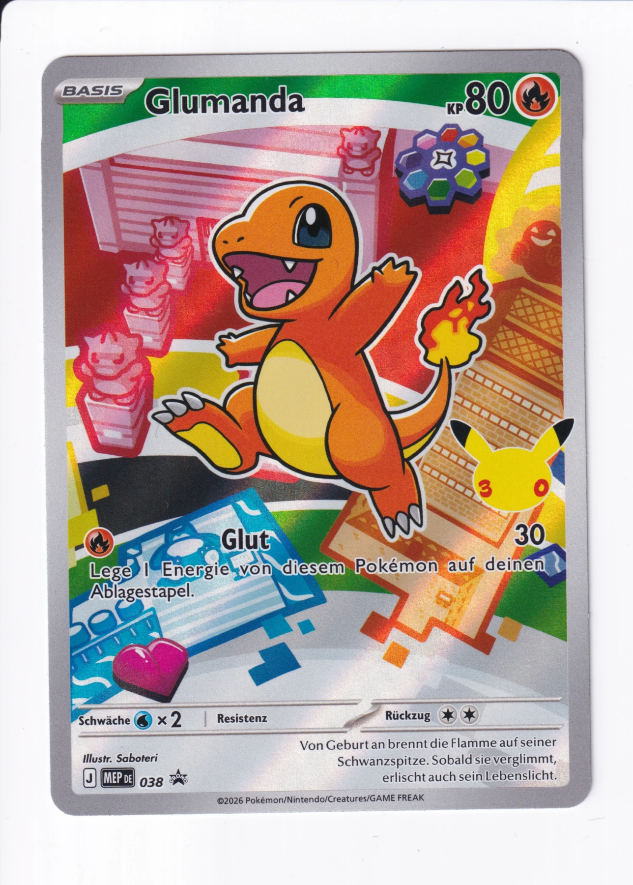 Charmander 038 MEP Black Star Promos front card photo in GradeValue pregrading report