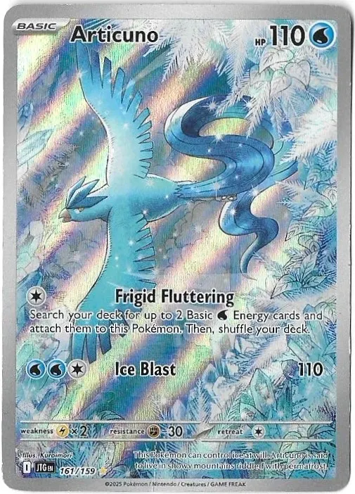 Articuno 161/159 Journey Together front card photo in GradeValue pregrading report