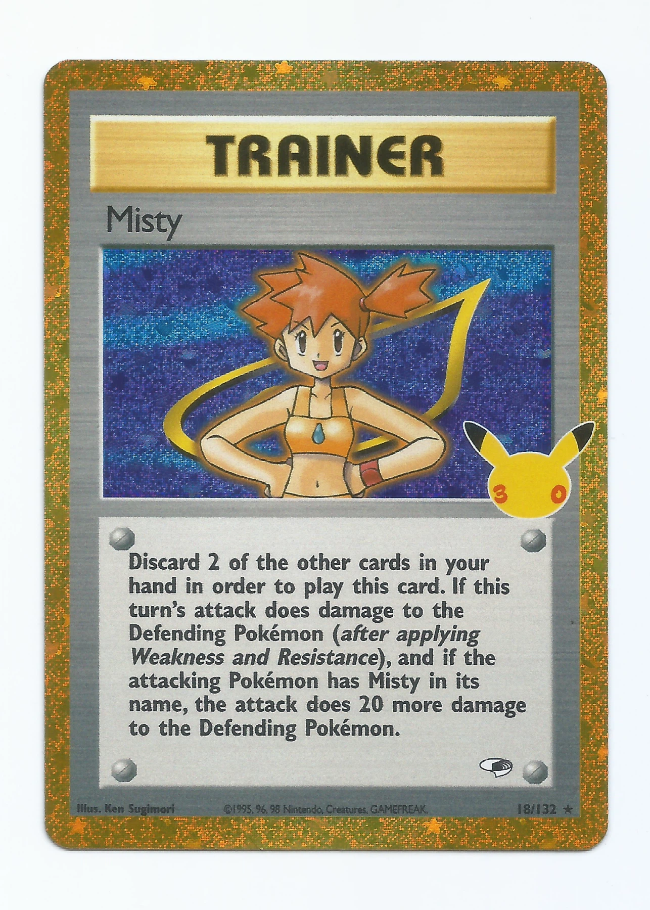Misty 018 30th Classic Collection front card photo in GradeValue pregrading report