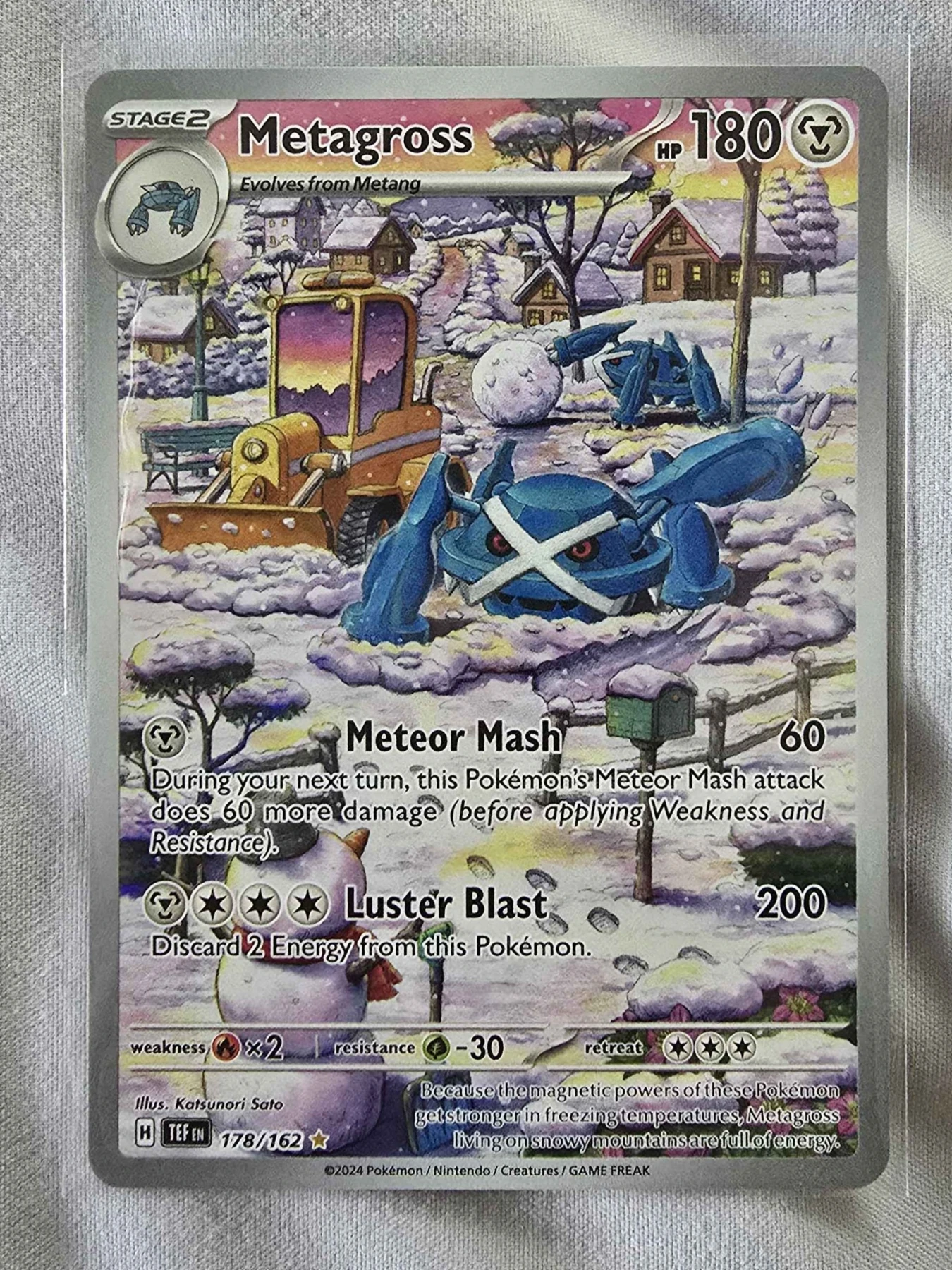 Metagross 178/162 Temporal Forces front card photo in GradeValue pregrading report