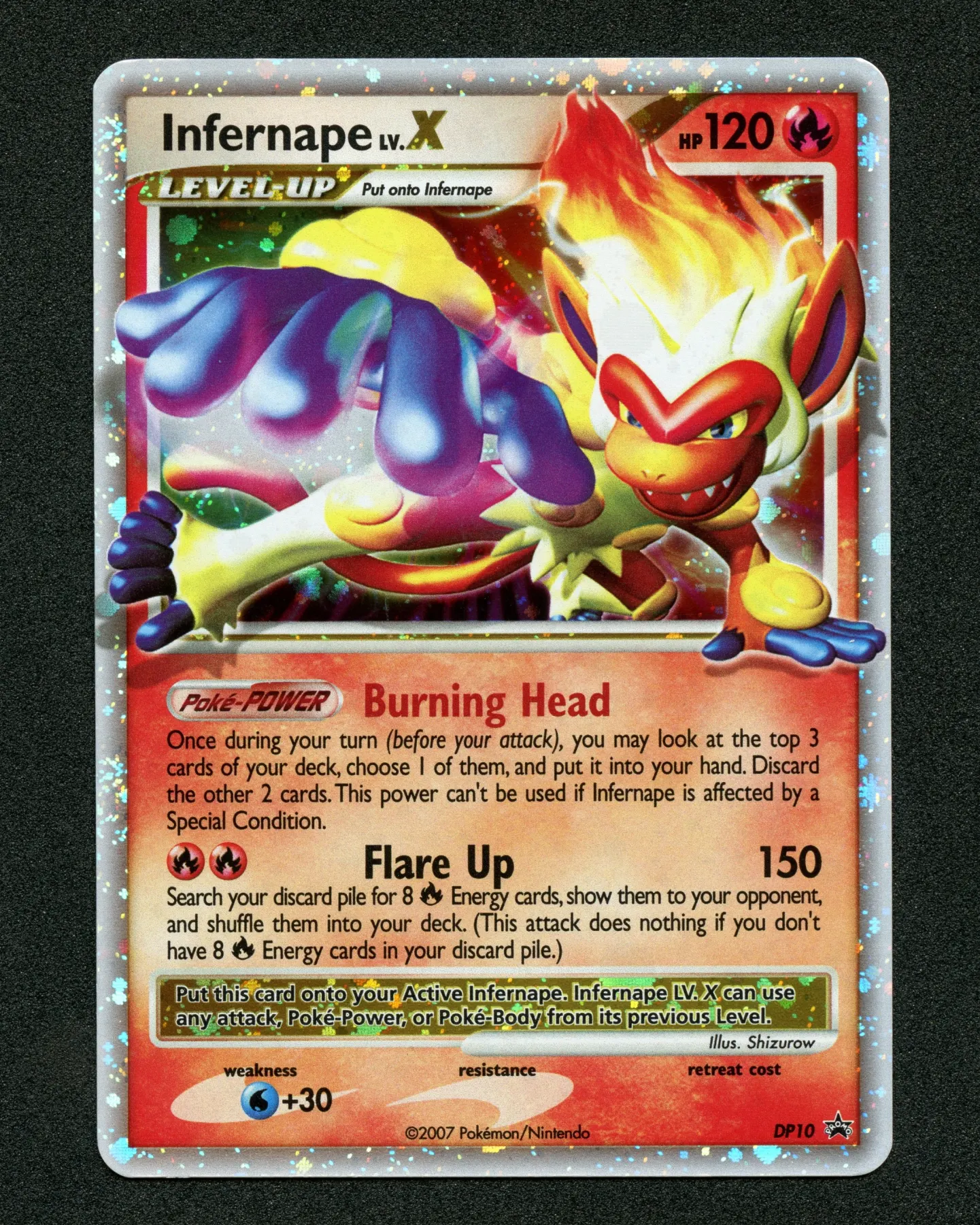 Infernape DP10/56 DP Black Star Promos front card photo in GradeValue pregrading report