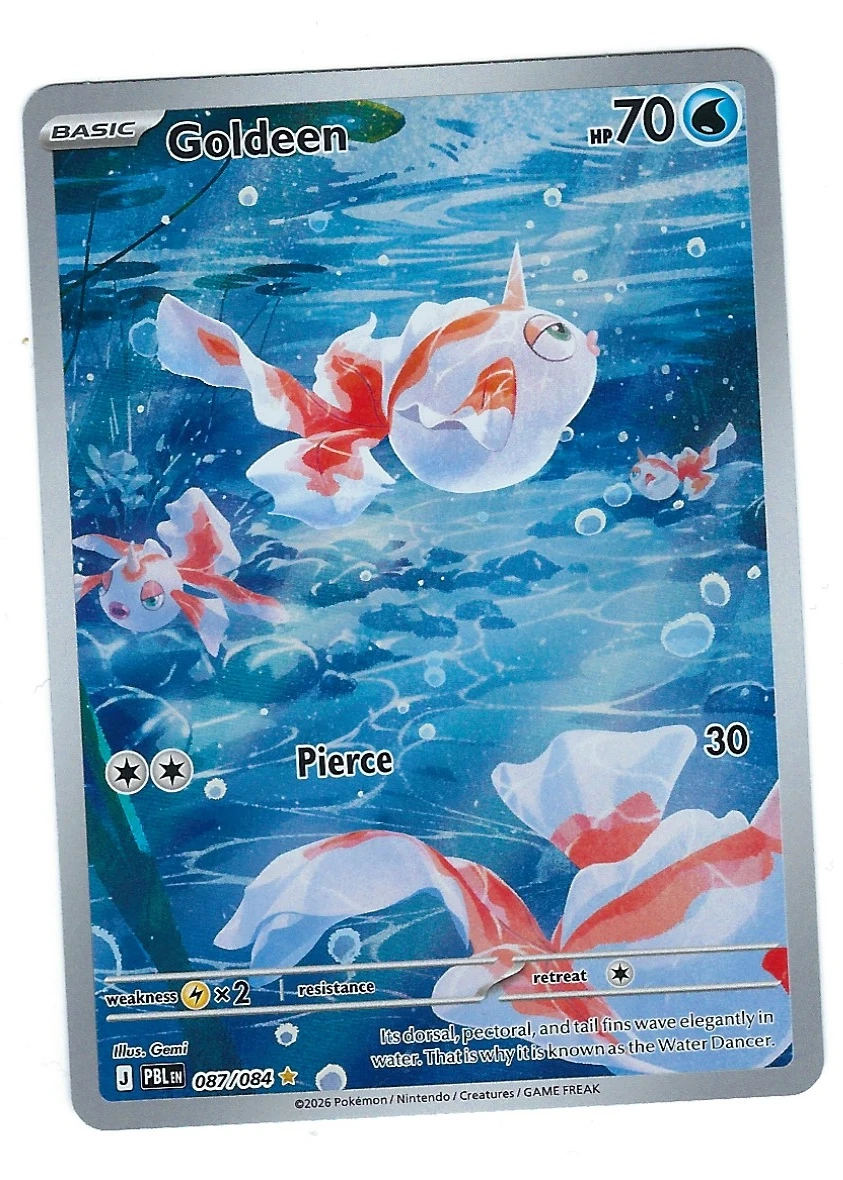 Goldeen 087/84 Pitch Black front card photo in GradeValue pregrading report